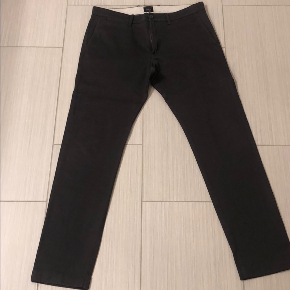 JCrew Stretch Chinos 484 32W 32L dark grey